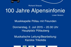 Alpensinfonie Plakat